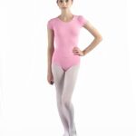 ASSIMA Ballett-/Tanztrikot mit Flügelärmeln, rundem Hals- und Rückenausschnitt