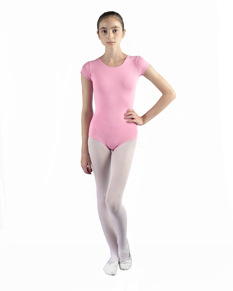 ASSIMA Ballett-/Tanztrikot mit Flügelärmeln, rundem Hals- und Rückenausschnitt