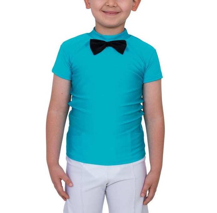 Papyonlu Balıkçı Yaka Erkek Çocuk Üst Kostüm Tişört