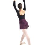 MOXIE Bağlamalı Şifon Midi Bale/Dans Eteği